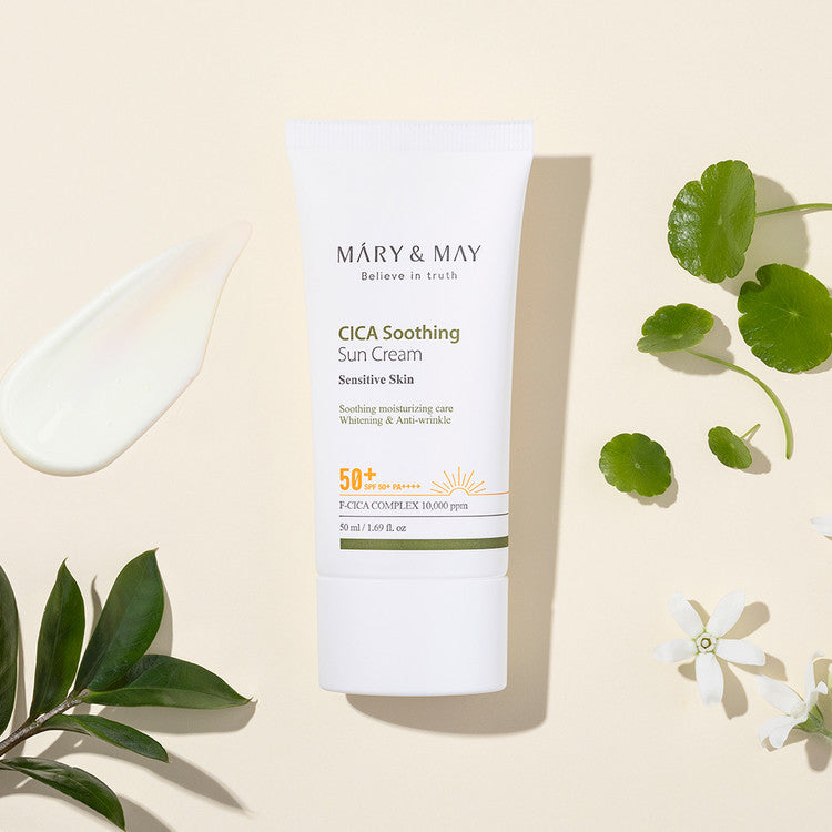 MARY & MAY CICA Soothing Sun cream SPF 50+ PA ++++